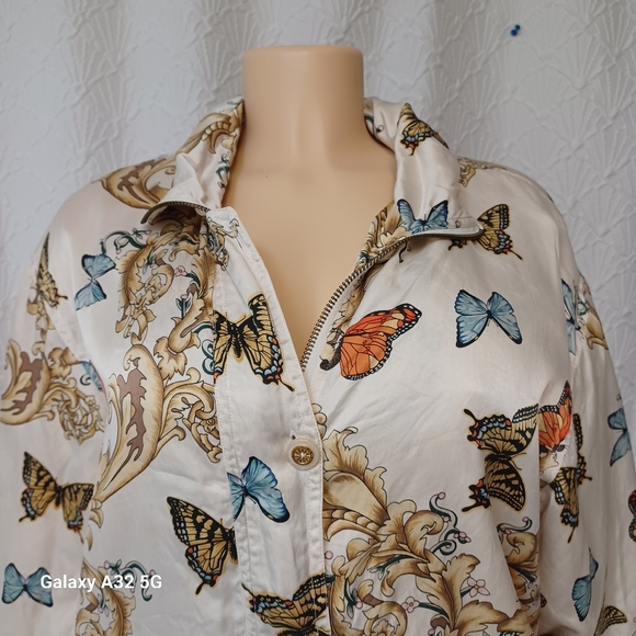 Vintage Mureli Butterfly Print Women's Jacket Size M - Picture 5 of 14